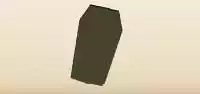 Coffin silhouette