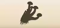 Mushrooms silhouette