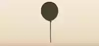 Balloon silhouette