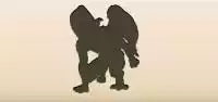 Gargoyle silhouette