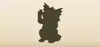 Gargoyle silhouette
