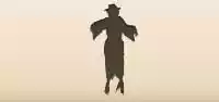 Scarecrow silhouette