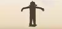 Scarecrow silhouette
