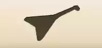 ギターのシルエット