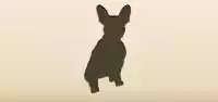 犬のシルエット