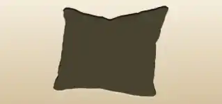 クッションのシルエット