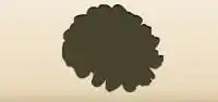 Pinecone silhouette