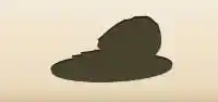 ハムのシルエット