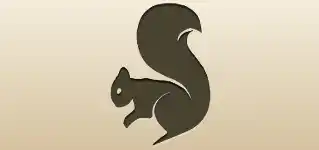 リスのシルエット