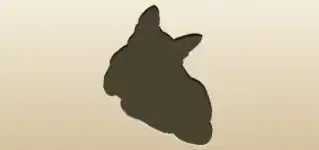 ネコのシルエット
