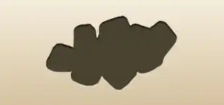 ルーン文字のシルエット