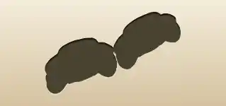 クロワッサンのシルエット