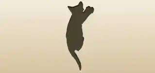 ネコのシルエット