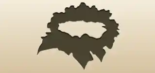 リースのシルエット
