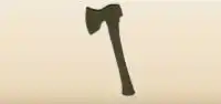 Axe silhouette