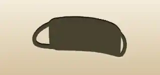 スポンジのシルエット