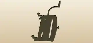絞り器のシルエット