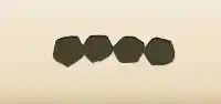 ルーン文字のシルエット