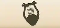 Lyre silhouette
