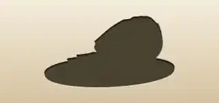 ハムのシルエット