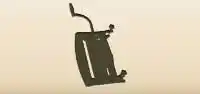 絞り器のシルエット