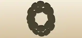 ソーセージのシルエット