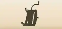 絞り器のシルエット