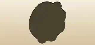 タンバリンのシルエット