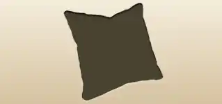 クッションのシルエット
