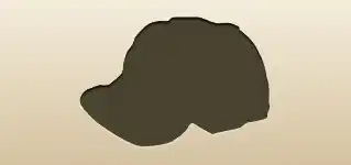 ハムのシルエット