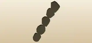ルーン文字のシルエット