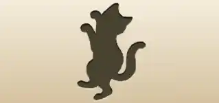 ネコのシルエット