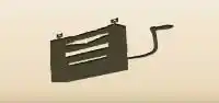 絞り器のシルエット
