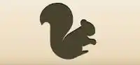 Squirrel silhouette