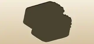 洗濯せっけんのシルエット