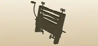 絞り器のシルエット