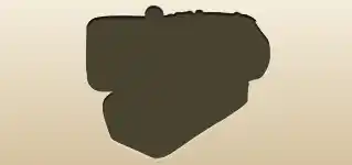 洗濯せっけんのシルエット
