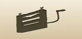 絞り器のシルエット