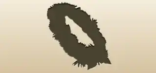 リースのシルエット