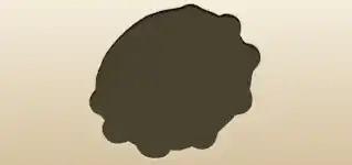 タンバリンのシルエット