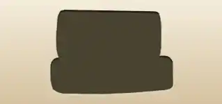 洗濯せっけんのシルエット