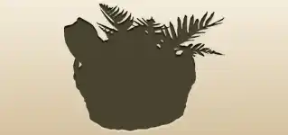 バスケットのシルエット