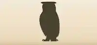 フクロウのシルエット