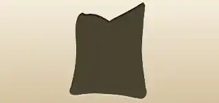 クッションのシルエット