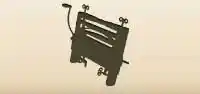 絞り器のシルエット