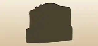 洗濯せっけんのシルエット