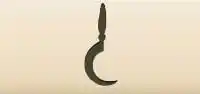 Sickle silhouette