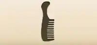 Comb silhouette