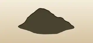 クロワッサンのシルエット