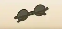 眼鏡のシルエット